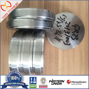 ASTM F136 Gr23 Titanium Target for Medical Use