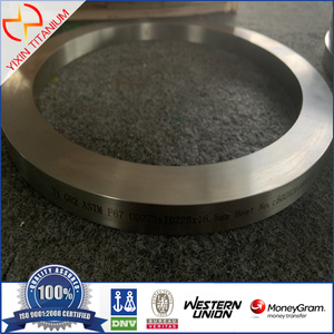 ASTM F67 GR2 Titanium Forged Ring for Medical Use